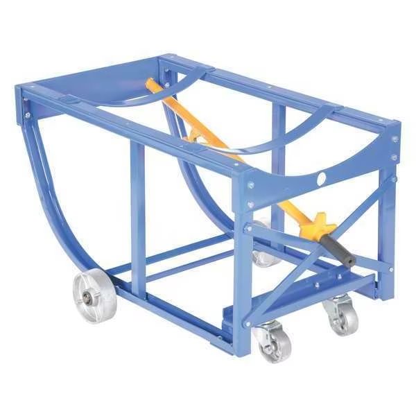 Rotating Drum Cart, Steel Wheels, 800 lb., Vestil, Mfr#: RDC-60-5-SS