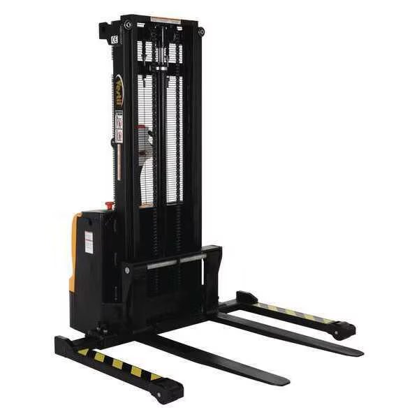 Adjustable Double Mast Stacker, Load Cap. 2200 lb., Vestil, Mfr#: S-101-AA-DM