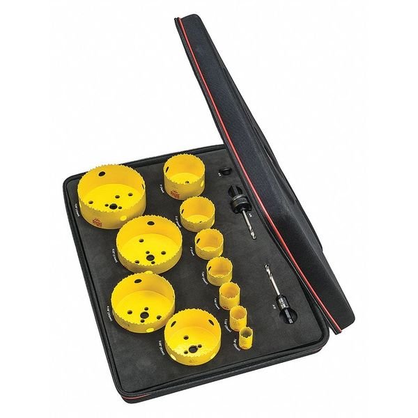 Electricians Kit, w/11 Hole Saws, Arbors, Starrett, Mfr#: KDC11041-N