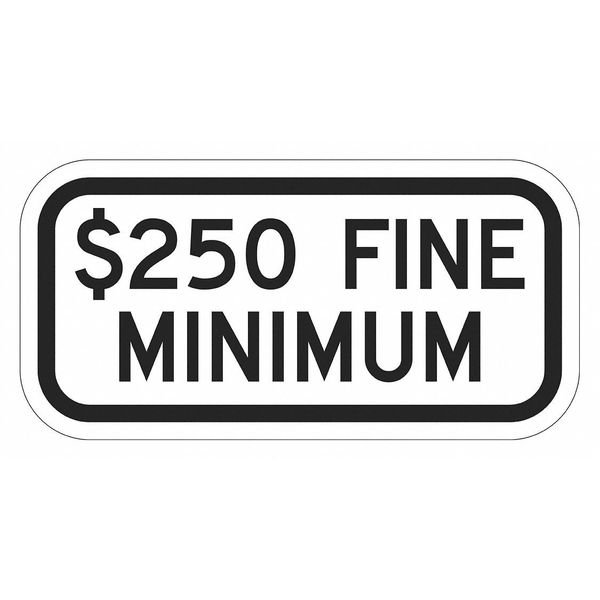 Fine Parking Sign, 6