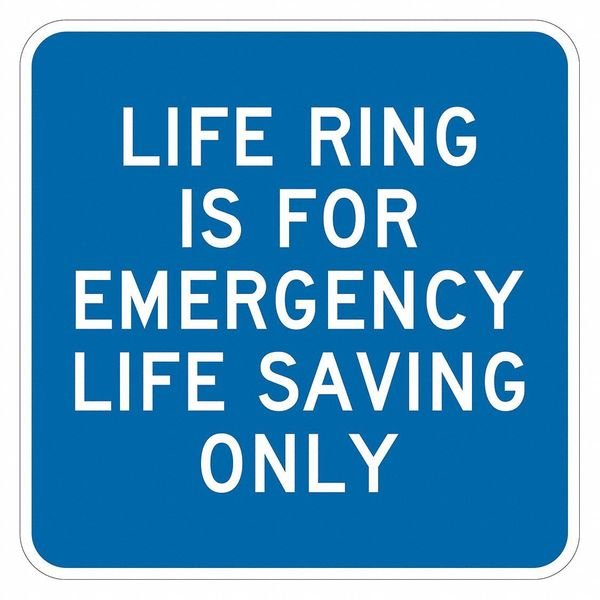 Warning Sign, 18 in H, 18 in W, Aluminum, Square, English, T1-1838-HI_18x18, Lyle, Mfr#: T1-1838-HI_18x18