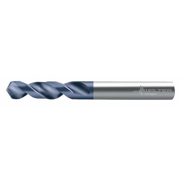 Screw Machine Drill Bit, 10.30 mm Size, 118  Degrees Point Angle, High Speed Steel, TiNAl Finish, WALTER TITEX, Mfr# A1154TFT-10.3
