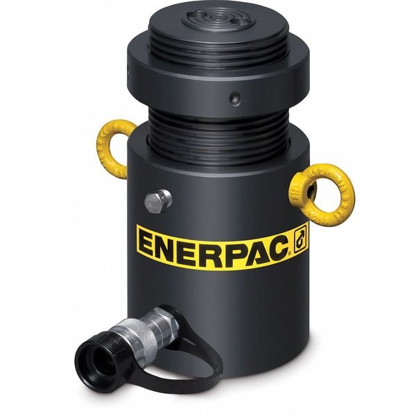 HCL502, 62 ton Capacity, 1.97 in Stroke, Single-Acting, High Tonnage, Lock Nut Hydraulic Cylinder, Enerpac, Mfr#: HCL502