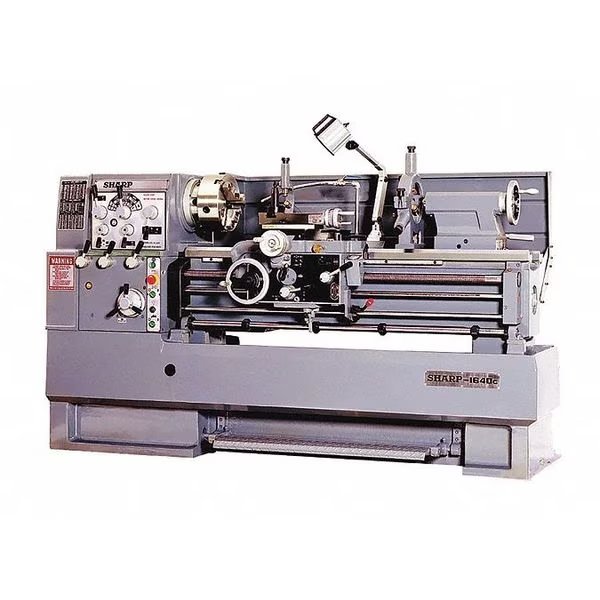 Lathe, 220/440V AC Volts, 7 1/2 hp HP, 60 Hz, Three Phase 40 in Distance Between Centers, Sharp, Mfr#: 1640L