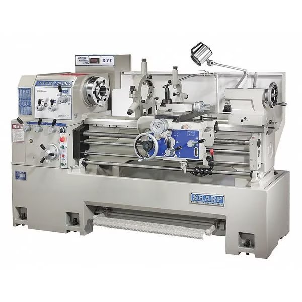 Lathe, 220V AC Volts, 7 1/2 hp HP, 60 Hz, Three Phase 60 in Distance Between Centers, Sharp, Mfr#: 1860LV