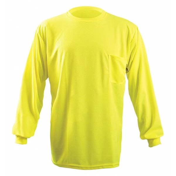 Long Sleeve T-Shirt, 4XL, ANSI Class N/A, OCCUNOMIX, Mfr# LUX-XLSPB-Y4X