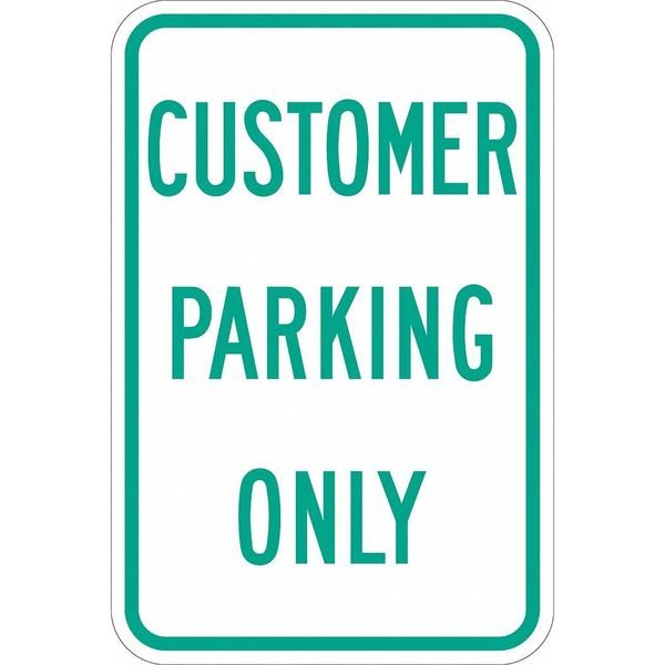 Customer Parking Sign, 18