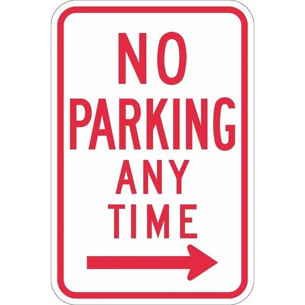 No Parking Any Time Sign, 18