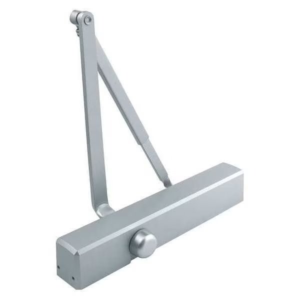 Manual Hydraulic Stanley QDC 200 Door Closer Heavy Duty Interior and Exterior, Silver, STANLEY, Mfr# QDC211S689