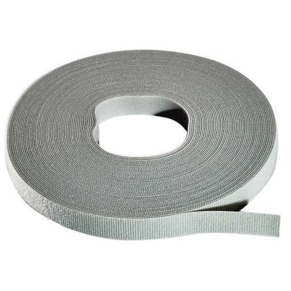 75 ft L Cut-to-Length Hook-&-Loop Cable Tie Gray, RIP-TIE, Mfr# W-75-PRL-GY