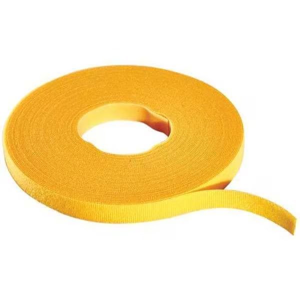 15 ft L Cut-to-Length Hook-&-Loop Cable Tie YL, RIP-TIE, Mfr# W-15-MRL-Y