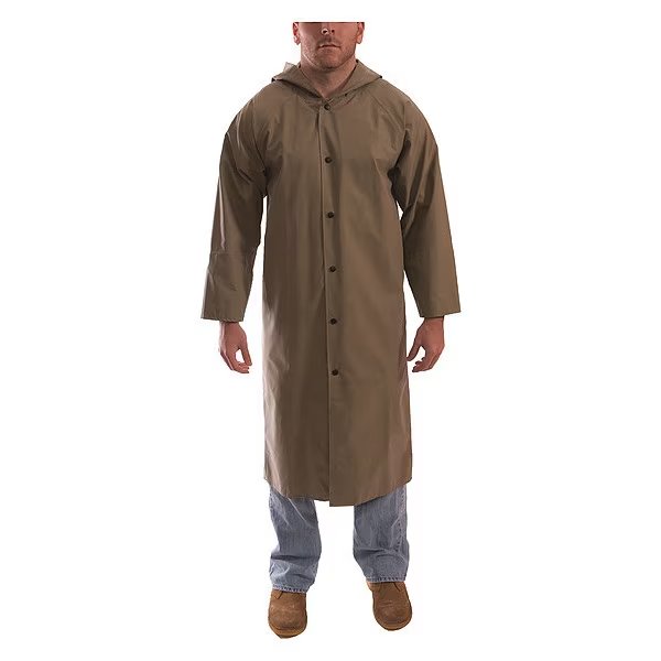Magnaprene Flame Resistant Rain Coat, Tan, M, TINGLEY, Mfr# C12148