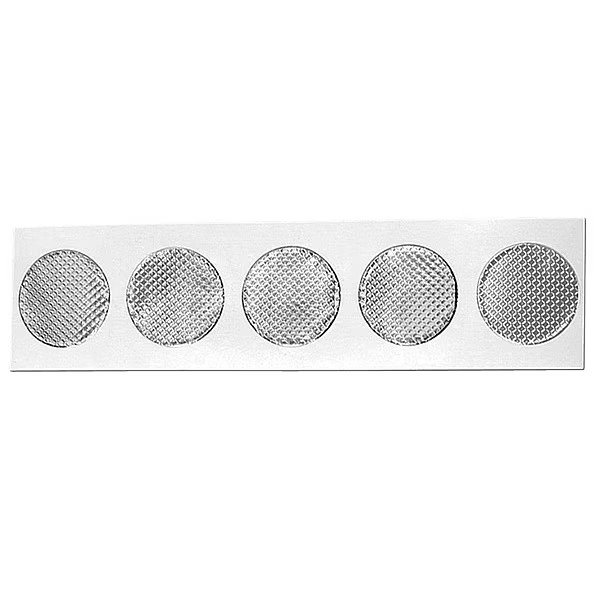 Embossed Foil Tape, 1 In, 4 mil, PK250, 3M, Mfr# 1345