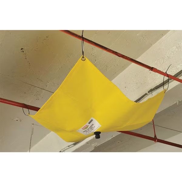 6' x 6', Leak Diverter, Yellow - T8305, Eagle Mfg, Mfr#: T8305