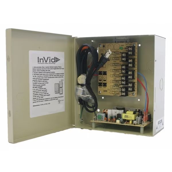 Power Supply, Input 110VAC, 8VA Rating, Invid Tech, Mfr#: IPS-DCR4-8-2UL
