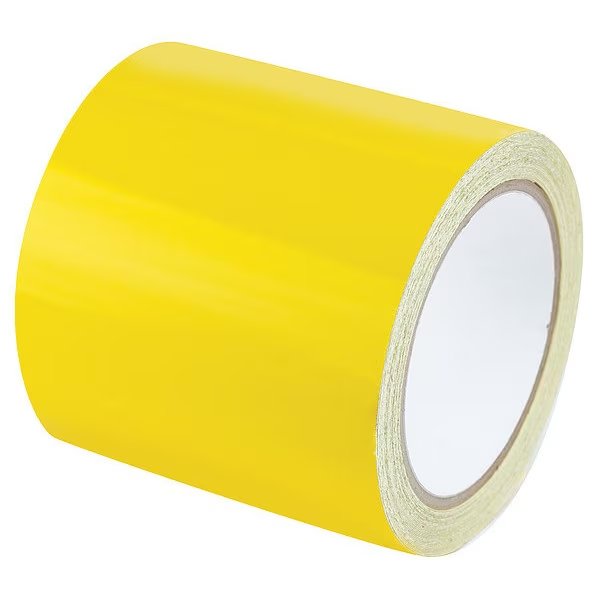 Reflective Marking Tape, Solid, Yellow, 4