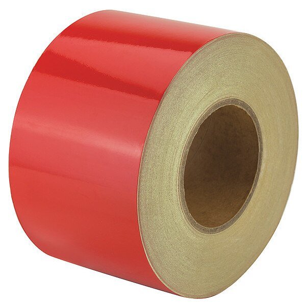 Reflective Marking Tape, Solid, Red, 4