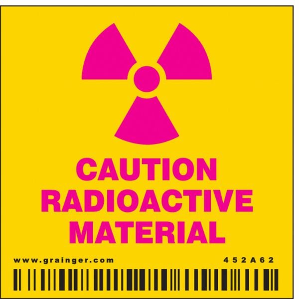 Safety Sign, 2 1/4 in H, 2 1/4 in W, Vinyl, Square, 452A62, CONDOR, Mfr# 452A62