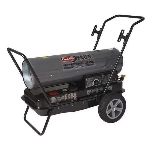 Kerosene Forced Air Heater, 135,000 BtuH, Kerosene, 500 cfm, 10.0 gal, Dyna-Glo, Mfr#: KFA135DGD