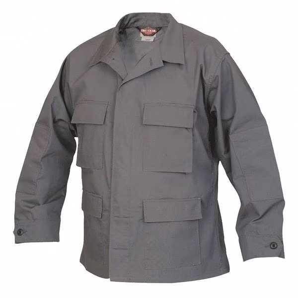 BDU Coat, Charcoal Gray, XL, Regular, TRU-SPEC, Mfr# 1306