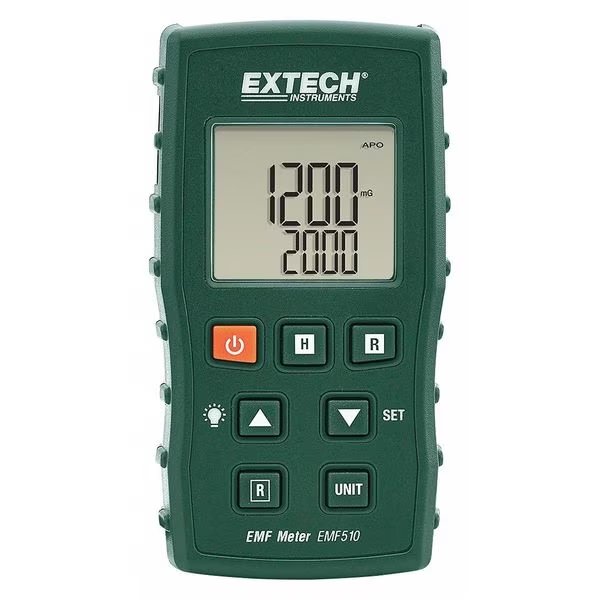 EMF/ELF Gauss Meter, 30Hz to 300Hz, Extech, Mfr#: EMF510