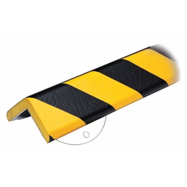 Corner Guard, Flat, Black/Yellow, Knuffi, Mfr#: 60-6862