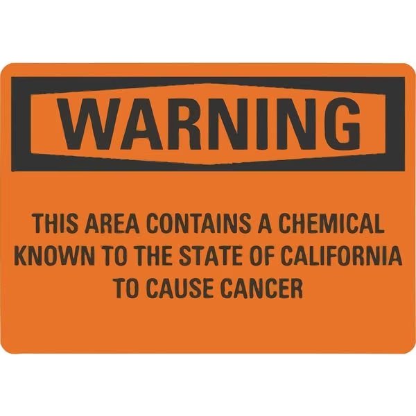 Warning Sign, 7 in H, 10 in W, Non-PVC Polymer, Vertical Rectangle, English, LCU6-0173-ED_10x7, Lyle, Mfr#: LCU6-0173-ED_10x7