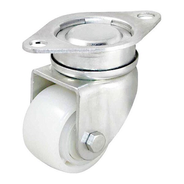 Plate Caster, 440 lb. Load, Black Wheel, EnjoyTool select, Mfr# P19S-N58K-DZ
