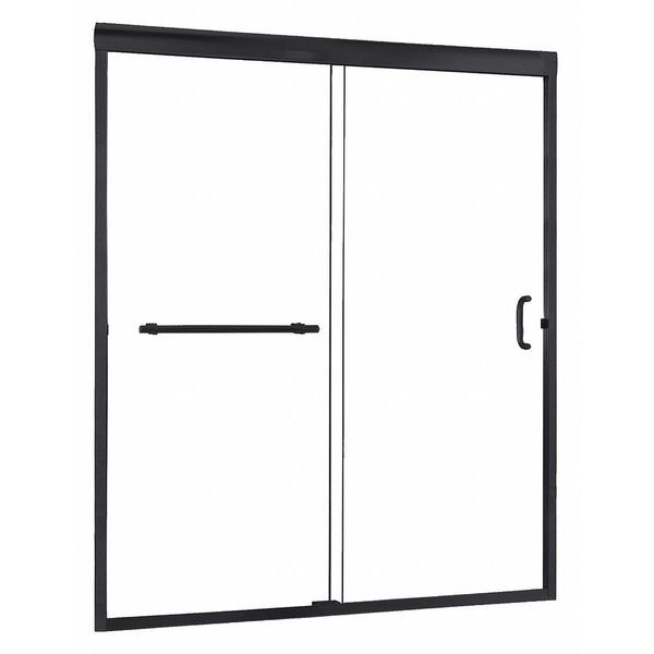 Shower Door, Al, Dark Brown, 60