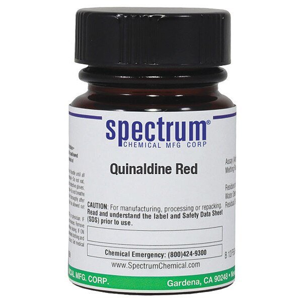 Quinaldine Red, 5g, 117-92-0 CAS, Spectrum, Mfr#: Q2024-5GM
