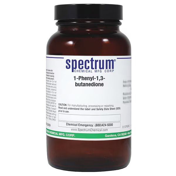 Phenyl-1, 3-Butanedione, 100g, CAS 93-91-4, Spectrum, Mfr#: P1670-100GM