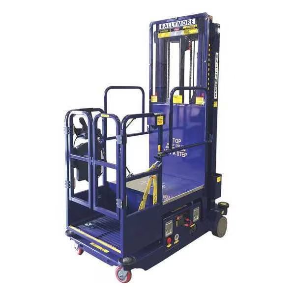 Merchandise Lift, Yes Drive, 650 lb Load Capacity, 8 ft Max. Work Height, Ballymore, Mfr#: PS-12DS