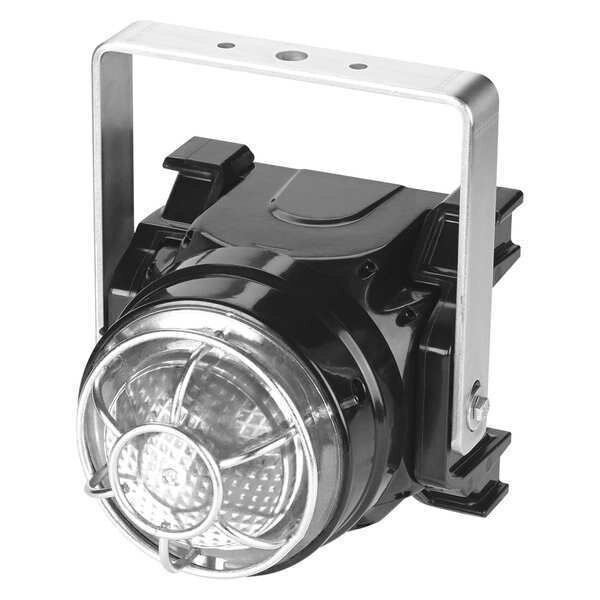 Beacon Warning Light, Clear, LED, 0.30A, FEDERAL SIGNAL, Mfr# G-LED-DC-T-C