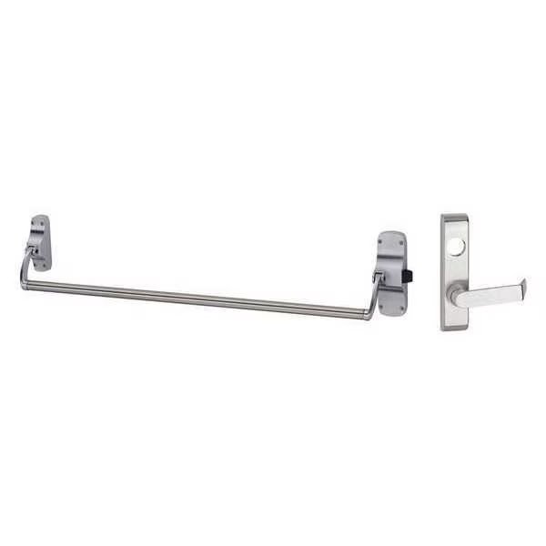 Rim, Heavy Duty, 44 in. Door W, Series 88, VON DUPRIN, Mfr# 88L-F-06 US26D RHR