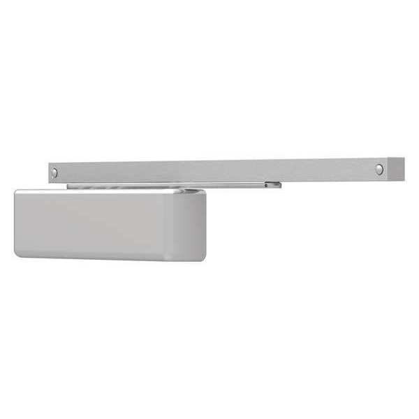 Manual Hydraulic 4110T Series Surface Mounted Closers Surface Track Closer Heavy Duty Interior, LCN, Mfr# 4114T-STD LH AL