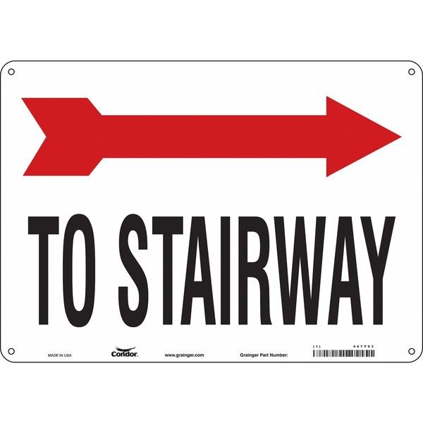 Emergency Exit Floor Sign, 14