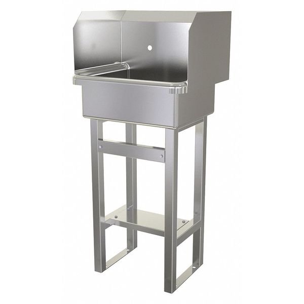 Hand Sink, Floor Mount, 43-1/2