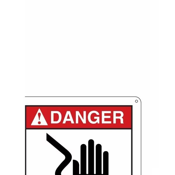 Safety Sign, 14 in Height, 10 in Width, Polyethylene, Vertical Rectangle, English, 479V74, CONDOR, Mfr# 479V74