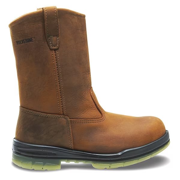 Work Boots, 11-1/2, EW, Brown, Steel, PR, WOLVERINE, Mfr# W03258