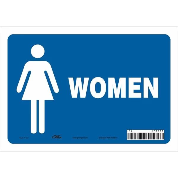Restroom Sign, 10