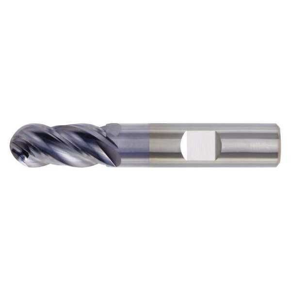 End Mill, TiAlN, 0.1250 in. Milling Dia., WIDIA HANITA, Mfr# TF4V0003001