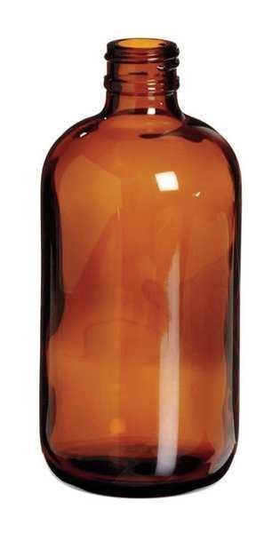Safety Coated Bottle, 8 oz, PK48, Wheaton, Mfr#: 220924