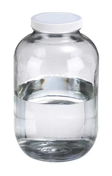 Glass Bottle, 130 oz, PK4, WHEATON, Mfr# W216928