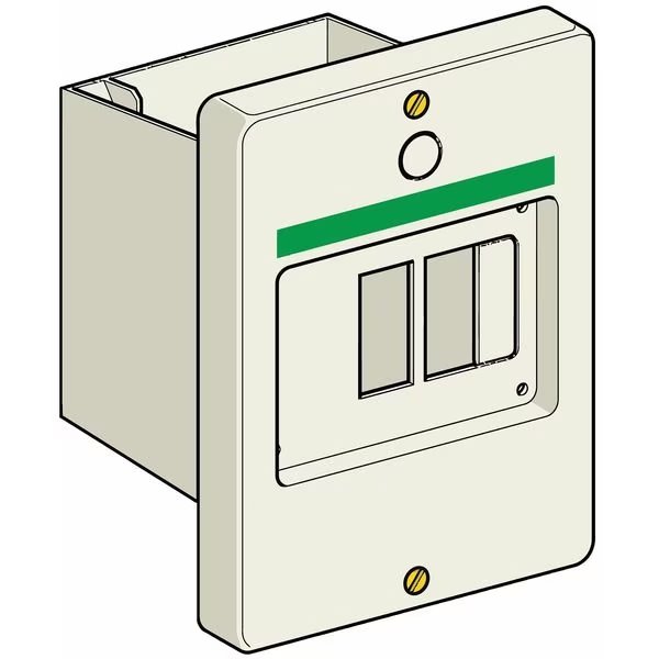 Manual Starter Enclosure Ip41Iec, SCHNEIDER ELECTRIC, Mfr# GV2MP03