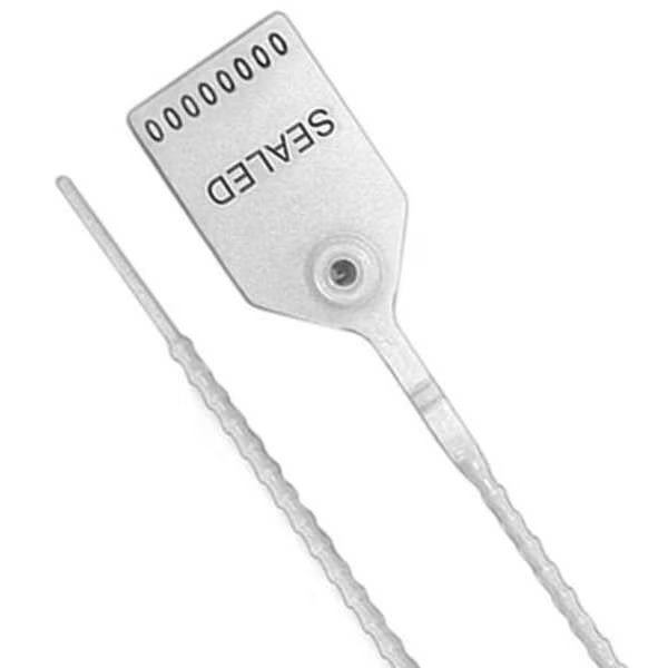 Pull-Tight Seals, White, Plastic, PK100, UNIVERSEAL, Mfr# UPULL-HD 18 WHITE100