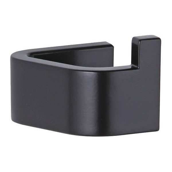 Bathroom Hook, Matte, 2-1/8 in. W, TAYMOR, Mfr# 04-32001BLK