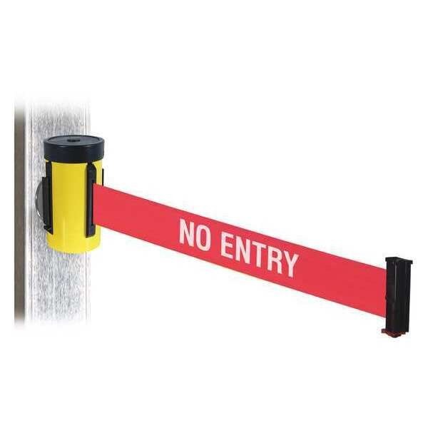 Belt Barrier, Ylw, No Entry, Rd/Wt Txt Belt, Retracta-Belt, Mfr#: WH700YW-NE-MM