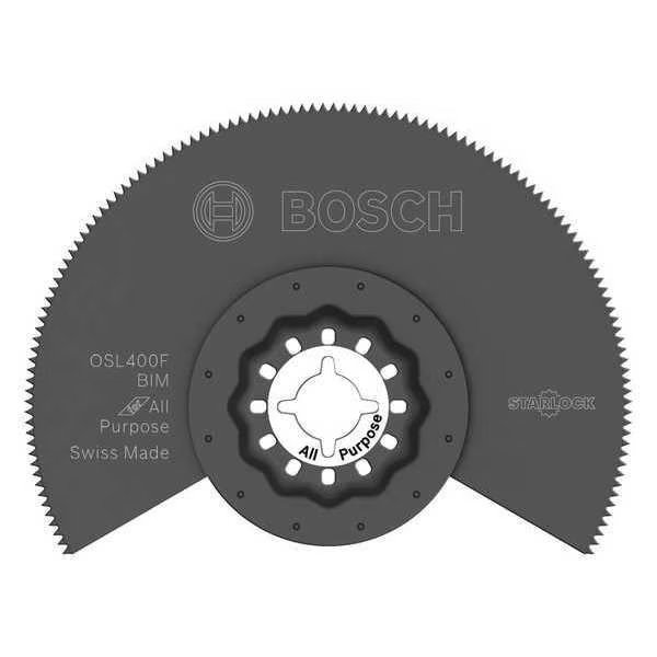 Oscillating Blade, Bi-Metal, 4 in. Size, Bosch, Mfr#: OSL400F