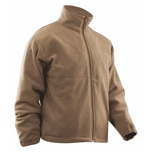 Polar Fleece Jacket, M, Regular, Coyote, TRU-SPEC, Mfr# 2436