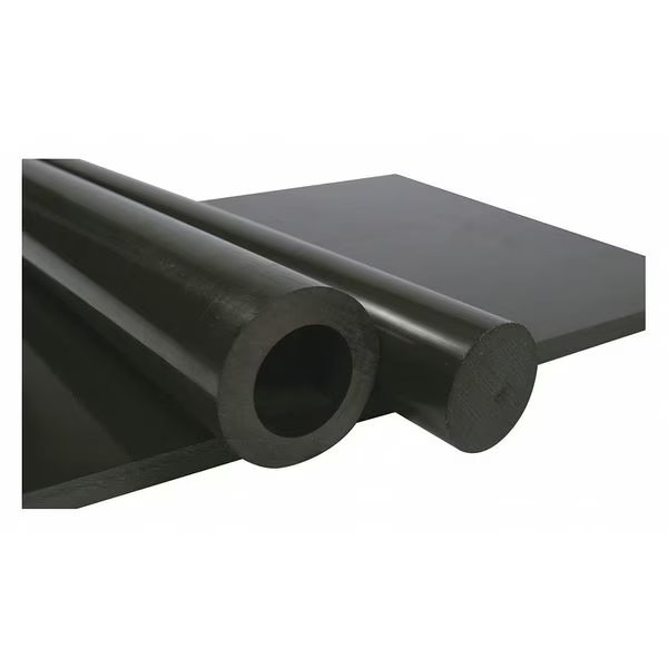 Black Extruded Nylon 6/6 Rod Stock 8 ft. L, 3/4